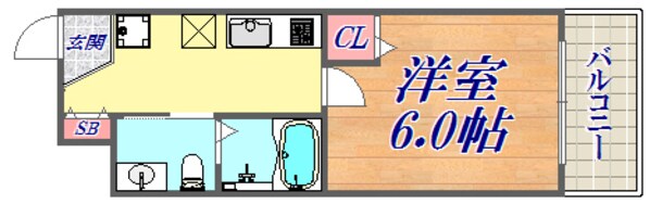 U-ro湊川公園前の物件間取画像